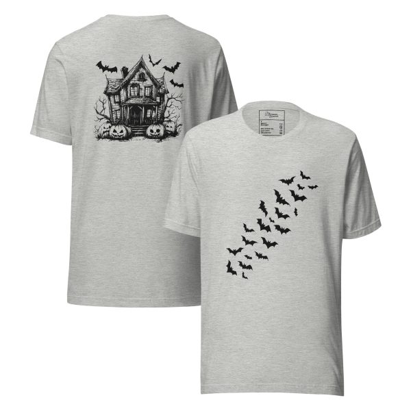 Vintage Halloween Haunted Shirt – Retro Spooky Haunted House Graphic Tee