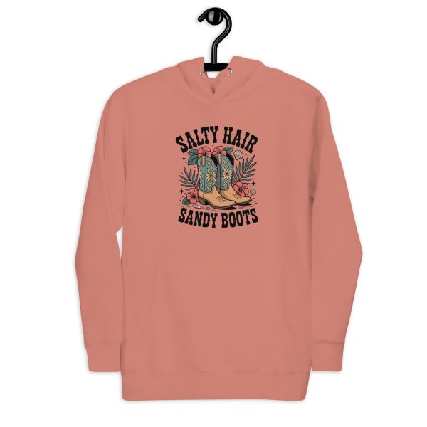 The Sunset Pullover – Salty Hair Sandy Boots Premium Hoodie