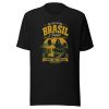 unisex-staple-t-shirt-black-front-6a3bdbe121fdc.jpg Brasil é Paixão Retro Football Tee - Distressed Brazil Soccer Unisex t-shirt
