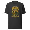 unisex-staple-t-shirt-dark-grey-front-6a3bdbe122ab9.jpg Brasil é Paixão Retro Football Tee - Distressed Brazil Soccer Unisex t-shirt